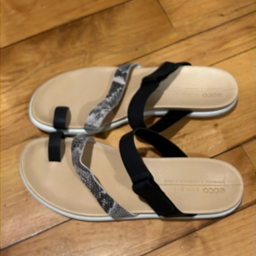 ECCO - WOMENS SIMPIL FLAT SANDALS Size 43 US 12